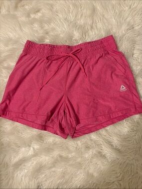 Reebok Hot Pink Women's Athletic Drawstring Shorts